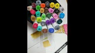 Review of Touchnew (TOUCHFIVE ) markers from Aliexpress/Ebay (COPIC ALTERNATIVES)