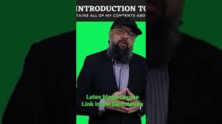 Latex Mega Course: The largest Collection of Training Videos on Latex System