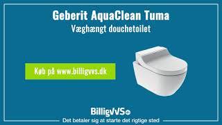 Geberit AquaClean Tuma Comfort væghængt douchetoilet, alpin hvid | EAN: 4025416845089