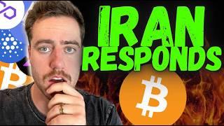IRAN STRIKING BACK - BITCOIN FALLING