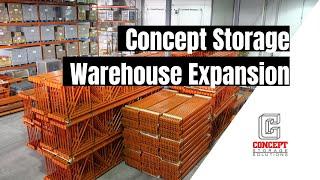 Concept Storage Solutions Warehouse Expansion