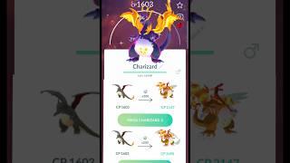 Evolving️Gigantamax Charizard into️Mega Charizard X in #pokemongo