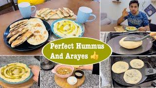 Arrange A Surprise With His Fav FoodLebanese Arayes Recipe |Hummus recipe | Kuboos recipe Malayalam