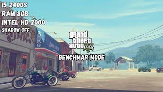 GTA V On I5 2400S Ram 8GB Intel HD 2000 || Test Game I5 2400S Without Graphic Card #1