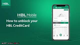 How to unblock HBL CreditCard with HBL Mobile