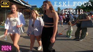 IZMIR ESKI FOCA 2024 Walking Tour | 4k UHD 60fps | İZMİR TÜRKİYE