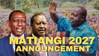 BREAKING! MATIANG'I HEROIC RECEPTION IN NAIROBI-KENYA AS THOUSANDS OF GEN Z ENDORSE HIM-CHASING RUTO