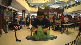 Individual 3-6-3 Sport Stacking World Record 1.658 (Chan Keng Ian)