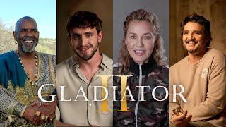 GLADIATOR II interviews Denzel Washington, Paul Mescal, Pedro Pascal, Connie Nielsen & cast 4K