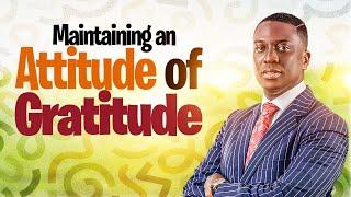 Second Service: Maintaining An Attitude Of Gratitude || Pst Bolaji Idowu || 8th Dec 2024