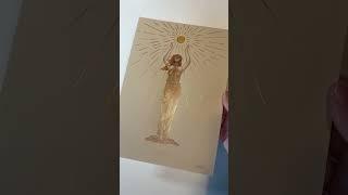 From sketch to end result goddess series artworks #sketchbooktour #goddess