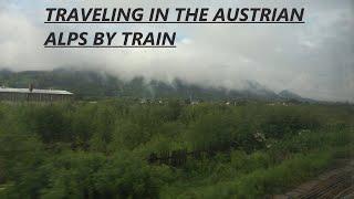 Traveling in the Austrian Alps by train
