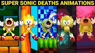 ALL Super Sonic Drowning & Super Sonic Deaths Animations