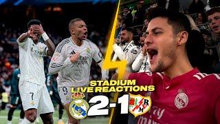  Vini & Mbappé CARRY Madrid past Rayo! Real Madrid vs Rayo Vallecano Bernabéu Live Crowd Reactions!