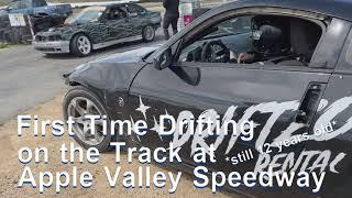 Drifting first time on the Track at Apple Valley Speedway - NRG Driver's ED