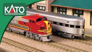 RETURN OF THE SANTA FE SUPER CHIEF! + A look at the NW2 & SD80MAC! (KATO Monthly Announcement)