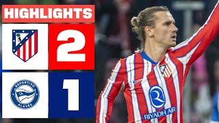 ATLÉTICO DE MADRID 2 - 1 DEPORTIVO ALAVÉS I HIGHLIGHTS LALIGA EA SPORTS