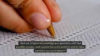 Ultimate General Knowledge Quiz: Test Your Trivia Titans Skills