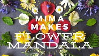 Mima Makes: fresh flower mandala