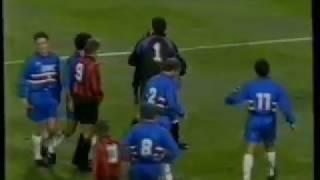 Foggia vrs Sampdoria 1993 English Commentary Gullit,Platt,Roy,Kolyvanov