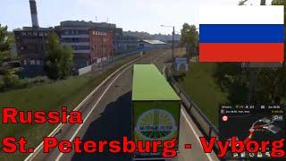 Euro Truck Simulator 2 Russia Saint Petersburg - Vyborg Beyond the Baltic Sea DLC