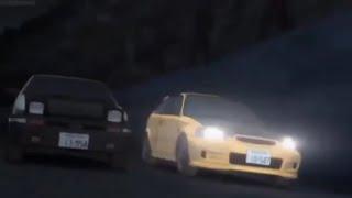 Initial D: 4th Stage: AE86 VS EK9 (Carbon Hood)