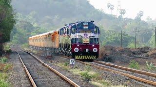 India's 1st High Speed Luxurious Mumbai - Goa Tejas Express : Inaugural Run : Indian Railways