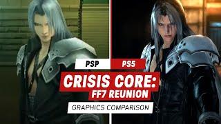 Crisis Core: Final Fantasy VII Reunion Graphics Comparison - 2007 vs. 2022