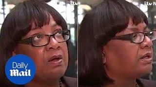 Moment Diane Abbott blunders over numbers AGAIN - Daily Mail