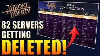 Throne & Liberty - YIKES: Full Server Merge Details! - 82 Servers Deleted with 25 New