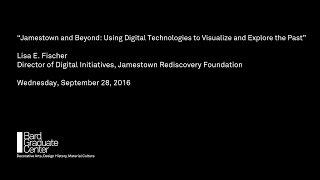 Lecture — Using Digital Technologies to Visualize and Explore the Past (Lisa Fischer)