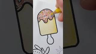 Satisfying coloring time-lapse #drawing #coloring