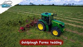 Goldplough Farms tedding grass