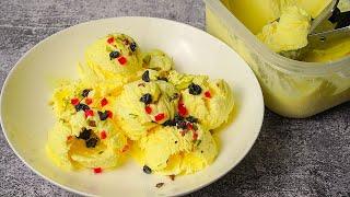 Custard Ice Cream Recipe | Homemade Vanilla Ice Cream Recipe Without Condensed Milk | Yummy