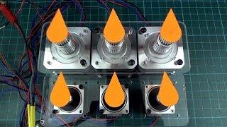 Coordinated stepper motor control (arduino)