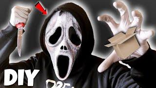 How to make Halloween Mask | Scream Ghost Mask | Cardboard DIY