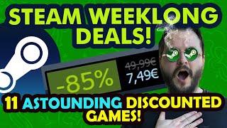 Steam WeekLong Deals! 11 Astounding Discounted Games!