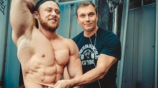 Дмитрий Корнюхин и Павел Новиченко: тренировка плеч. сезон 2015