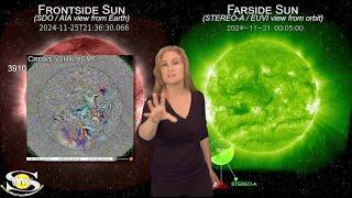 Multiple Solar Storms Come and an Historic Far Side Blast | Space Weather News 28 November 2024