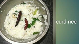 curd rice recipe||very tasty||my kitchen style||