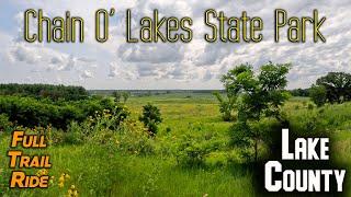 Chain O' Lakes State Park: All 4 Trails - Round Trip - July 2024