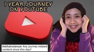 1 YEAR YOUTUBE JOURNEY (2021) || MALAYSIA || MONETIZE & DAPAT GAJI DARI YOUTUBE #youtubejourney #MY