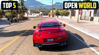 Top 5 OPEN WORLD Car Racing Games Like Forza horizon For Android & iOS 2024 | High Graphics