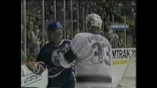 Marty McSorley vs Mark Messier Round 3 & Messier elbowing Petr Prajsler & roughing up Tim Watters