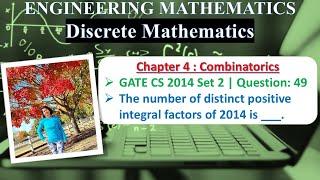 GATE CS 2014 Set 2 | Question: 49 The number of distinct positive integral factors of 2014 is _____