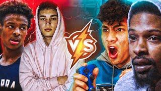 Bronny James and Adin VS ChicoFilo and PoorBoySin ($1000 WAGER) NBA 2K20