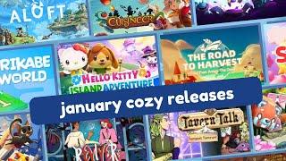 20 *new* cozy games releasing this january! ️️ - an in-depth overview | nintendo switch & steam 