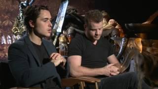Warcraft: Robert Kazinsky & Ben Schnetzer Official Movie Interview | ScreenSlam