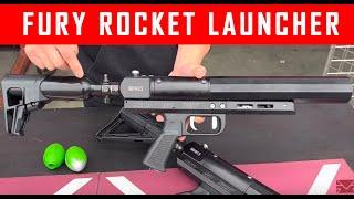 FURY Rocket Launcher: Shoots, Smoke, Paintball Grenade, Nerf, T-Shirts, Tomatoes, Potatoes #MCS