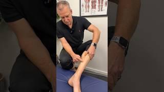 Shin Splint Treatment- self massage of trigger points. #shorts #triggerpoint #pain